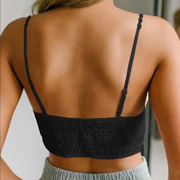 🆕 Womens Sexy Lace Bralettes Adjustable Strap V Neck Everyday Bra - Picture 2 of 2